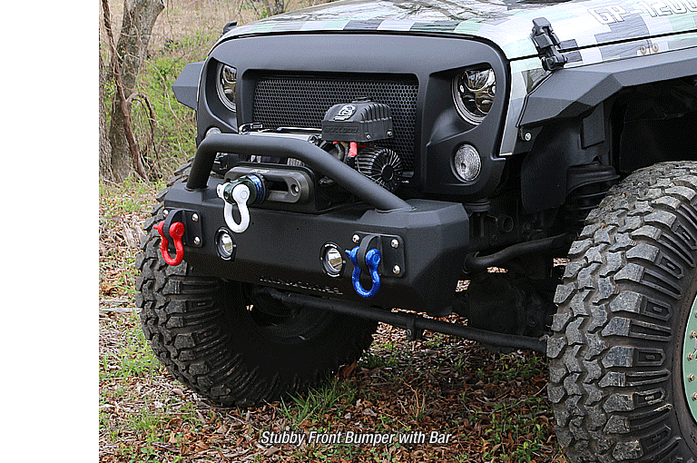 Stubby Front Base Jeep Bumper