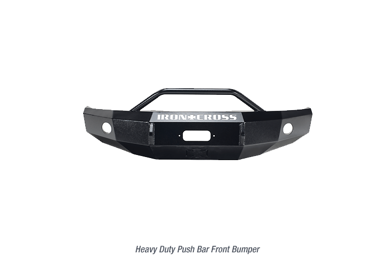 Heavy Duty Front Base Bumper with Push Bar